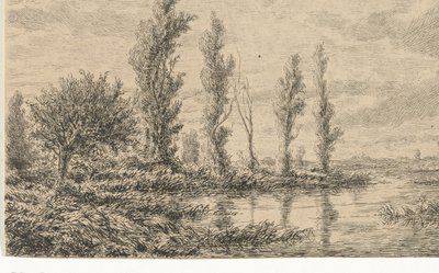 nehir manzarası by Adrianus van Everdingen