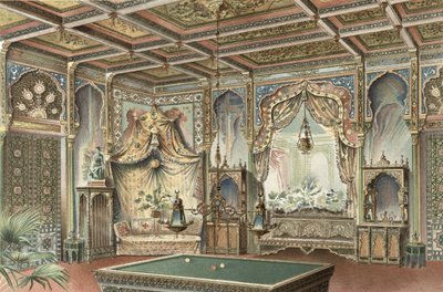 Mağribi bir bilardo salonu, 