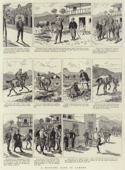ಅಥೆನ್ಸ್ ಟರ್ಕ್‌ನಲ್ಲಿ ಬೆಳಗಿನ ಸವಾರಿ by Adrien Emmanuel Marie