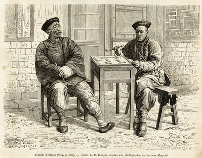 Satranç oyuncuları. A.Marie