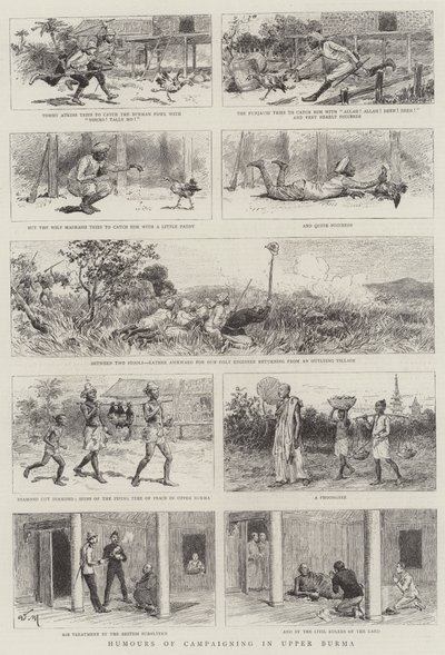 Yukarı Burma'da Kampanya Mizahları by Adrien Emmanuel Marie