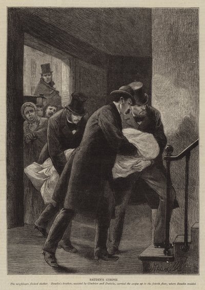 Bir Suçun Tarihi için İllüstrasyon, Victor Hugo by Adrien Emmanuel Marie