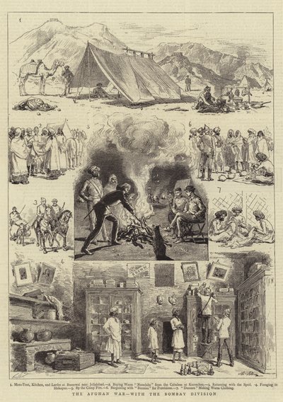 Bombay Tümeni ile Afgan Savaşı by Adrien Emmanuel Marie