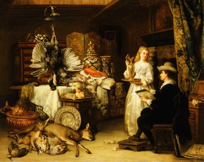 Sanatçının Atölyesi, 1879 by Adrien Joseph Verhoven Ball