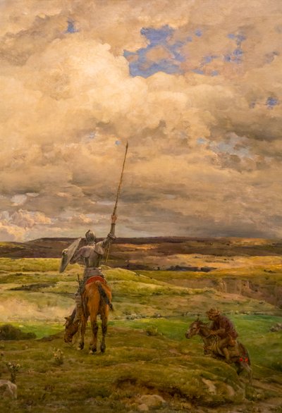 Fransız sanatçı Adrien Demot tarafından Don Kişot by Adrien Louis Demont