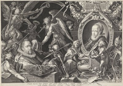 Bartholomew Spranger ve eşi Christina Muller