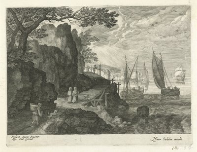 Tirol'den bir liman manzarası (dizi başlığı) by Egidius  Sadeler (II)