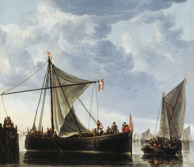 Geçiş Teknesi by Aelbert Cuyp