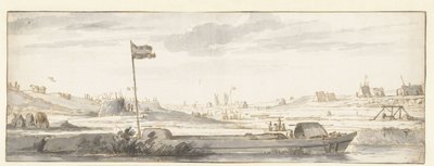 Mallegat'ın Dordrecht dışında kazılması, 1648 by Aelbert Cuyp (attributed to)