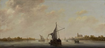 Dordrecht'teki Maas'tan Bir Görünüm, c.1645-46 by Aelbert Cuyp