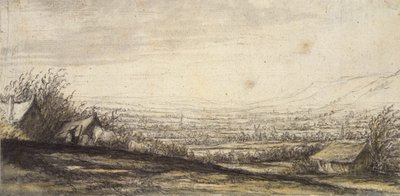 Kulübe ve Sığır ile Kapsamlı Peyzaj, 17. yüzyılın sonlarında by Aelbert Cuyp