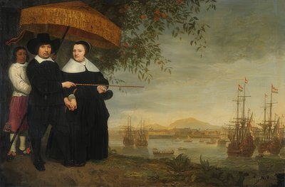 Hollanda Doğu Hindistan Şirketi (VOC) için tüccar. 1640-60 civarında by Aelbert Cuyp
