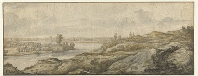 Bir nehir ile manzara by Aelbert Cuyp