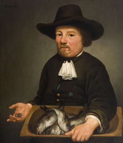 Balık Kovalı Adam by Aelbert Cuyp