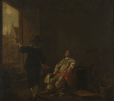 Şarap Dükkanı Tabelası by Aelbert Cuyp