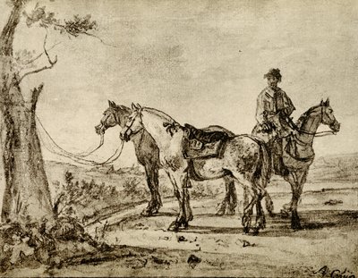 üç at by Aelbert Cuyp