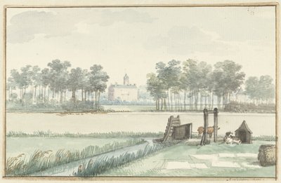 Walcheren'deki kale Ter Hooge by Aert Schouman
