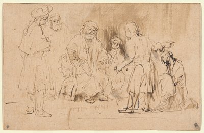 Jacob, Joseph'in Kanlı Ceketini Gösterdi by Aernt de Gelder