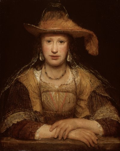 Genç Bir Kadının Portresi, 1690 dolayları (tuval üzerine yağlı boya) by Aernt de Gelder