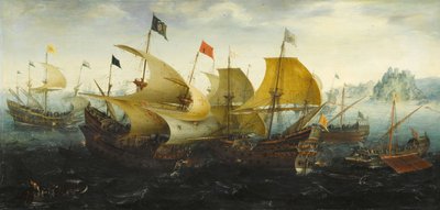 1587 Cadiz Savaşı by Aert van Antum