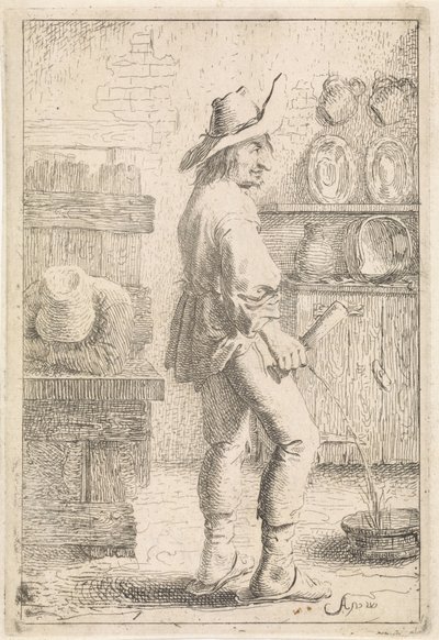 işeyen adam by Aert van Waes