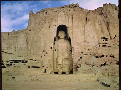 Dev ayakta Buda, 5-6. yüzyıl by Afghan School