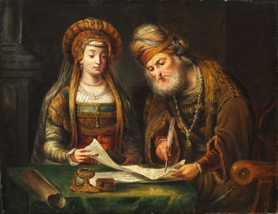 Ester ve Mordekay by After Arent de Gelder