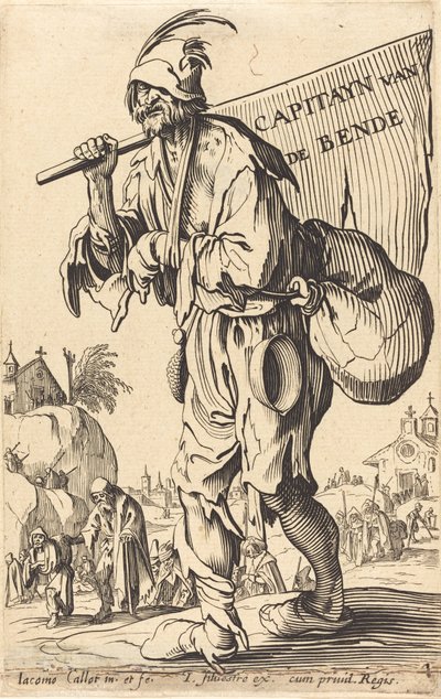 Baronların Kaptanı by After Jacques Callot
