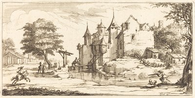 Asma Köprülü Şato by After Jacques Callot