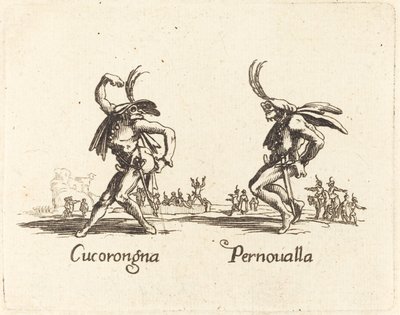 Cucorongna ve Pernoualla by After Jacques Callot