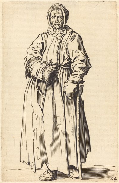 tek gözlü kadın by After Jacques Callot