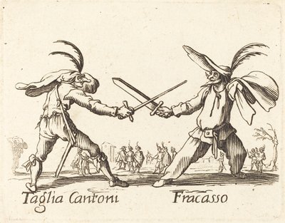 Taglia Cantoni ve Fracasso by After Jacques Callot