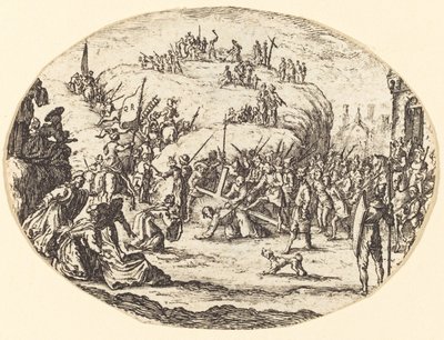 Haçın Küçük Taşınması by After Jacques Callot