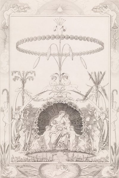 Day, The Times of the Day, 1807 dizisinden. by After Philipp Otto Runge