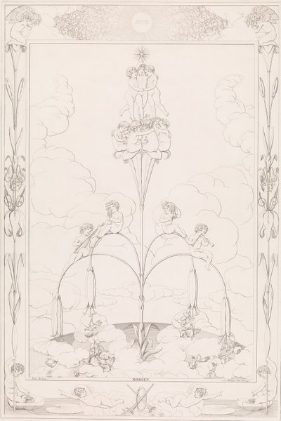Sabah, The Times of the Day, 1807 dizisinden. by After Philipp Otto Runge