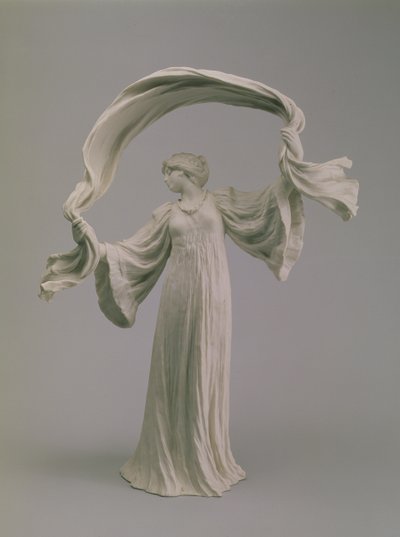 Bir masanın ortasındaki Eşarplı Dansçı, Sevres, 1900 (bisküvi) by Agathon Leonard