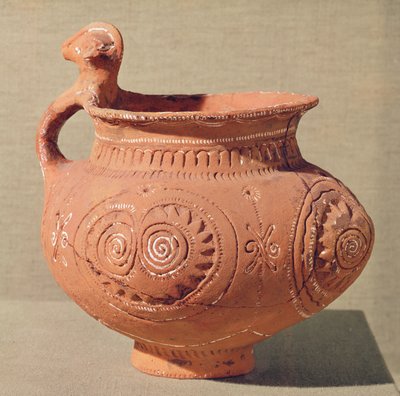 Antropomorfik kulplu mezar vazosu by Age Bronze