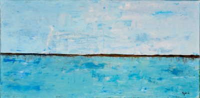 Gili Air, 2017 (tuval üzerine akrilik) by Agnes Girardon