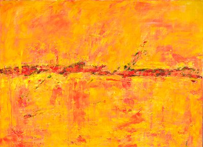Horizon 2.0, 2017 (tuval üzerine akrilik) by Agnes Girardon