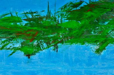 Lombok, 2017 (tuval üzerine akrilik) by Agnes Girardon
