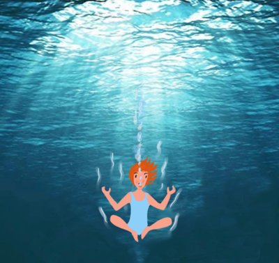Meditasyon, 2023 (fotoğraf üzerine dijital sanat) by Agnes Girardon