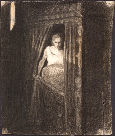 kadin, içinde, oyuk by Agnes Slott Møller