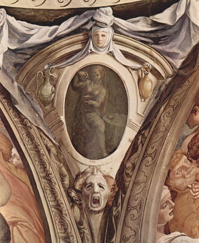 Kardinal Erdemlerin Alegorileri. Eleonora Da Toledo Şapelindeki Freskler by Agnolo Bronzino