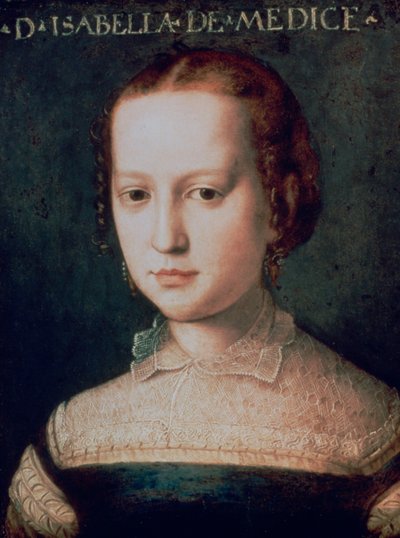 Isabella de Medici, 16. yüzyıl by Agnolo Bronzino
