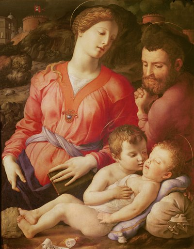 Actaeon bir geyiğe dönüşüyor by Agnolo Bronzino