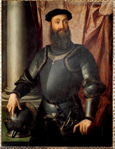 Condotiere Stefano Colonna'nın Portresi by Agnolo Bronzino