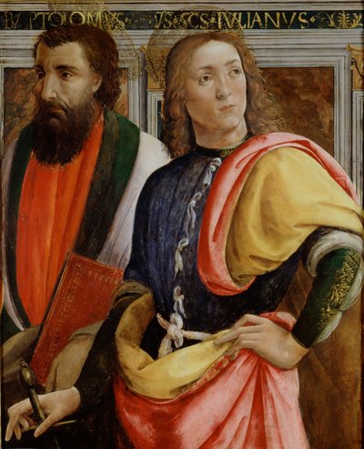 Sts Bartholomew ve Julian the Hospitaler, 15. yüzyılın sonlarında by Agnolo di Domenico