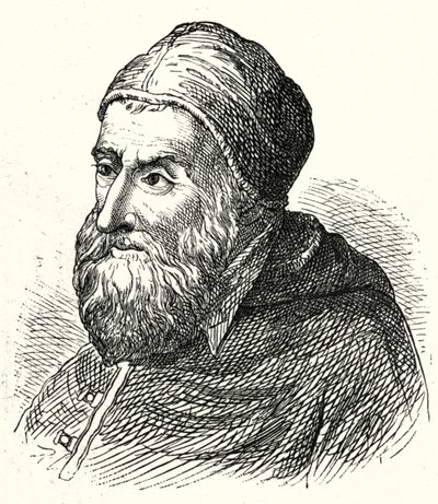 Papa Sixtus IV (gravür) by Agostino Musi