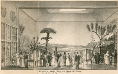 Modern Meksika'nın Mısır Salonu'ndaki Sergisi, Piccadilly, Londra by Agostino Aglio