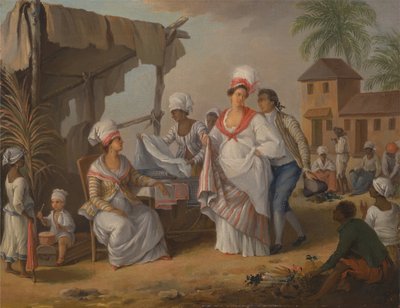 Pazar Günü, Roseau, Dominika, ca.1780. by Agostino Brunias